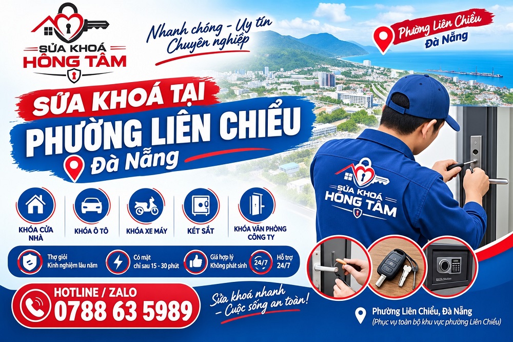 Thợ Sửa Khoá Phường Liên Chiểu - Đà Nẵng