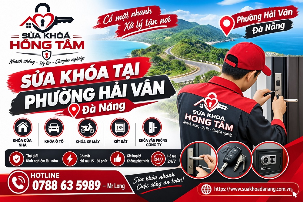 Thợ Sửa Khoá Tận Nơi Phường Hải Vân - Đà Nẵng