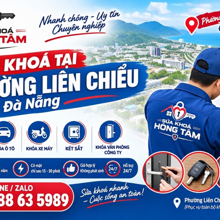 Thợ Sửa Khoá Tận Nơi Phường Liên Chiểu - Đà Nẵng